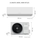 BOSCH CLIMATE 4000i 5.2kW beszereléssel együtt