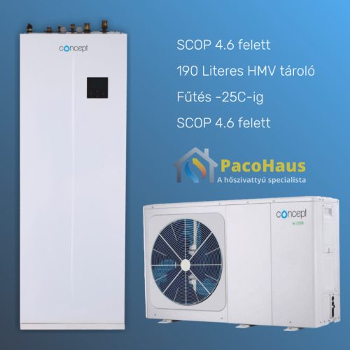 Concept hőszivattyú All in One 12kW csomag ár