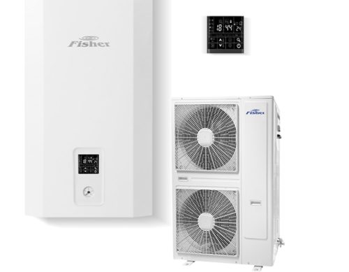 Fisher e-HeatR 16kW hőszivattyú, telepítve, beüzemeléssel