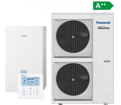 PANASONIC AQUAREA T-cap 12kW, 1 fázis, csomag ár, hőszivattyú telepítéssel együtt