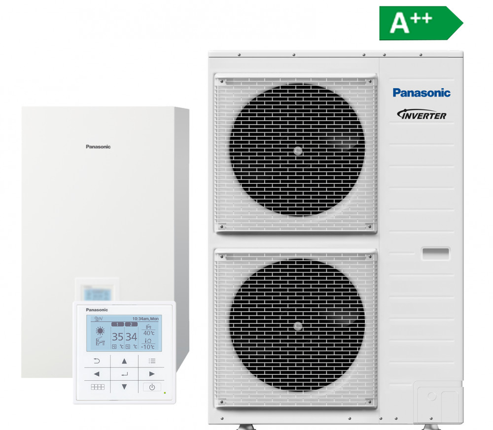 PANASONIC AQUAREA T-cap 9kW, 3 Fázis, Csomag ár, Hőszivattyú