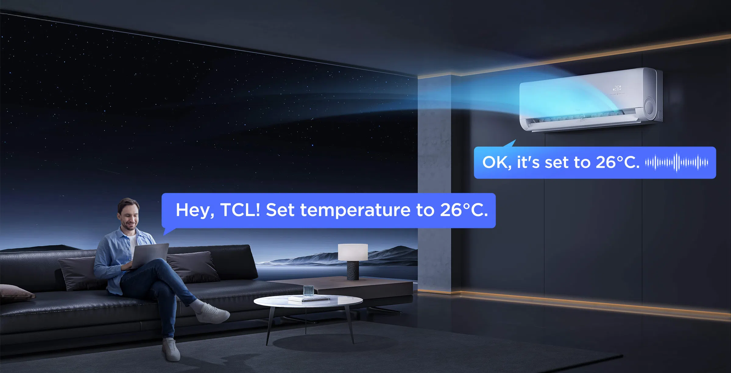 TCL Elegance klíma, VoxIN hangvezérlés, telepítés sopron