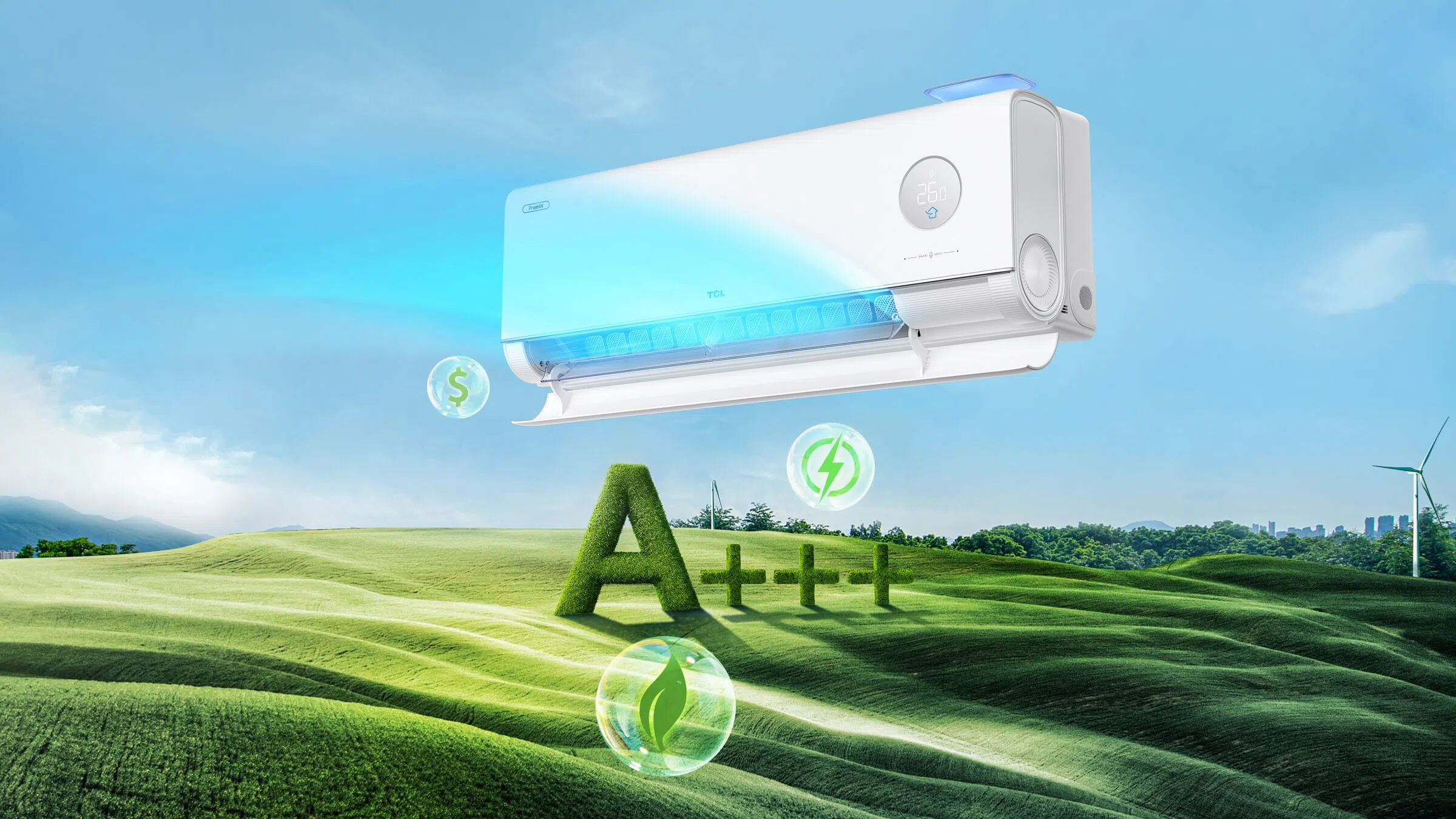 TCL FreshIN klíma A+++ energiatakarékos sopron, pacohaus